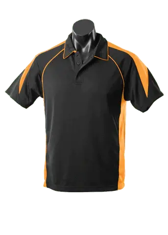 Aussie Pacific Premier Kids Polo Shirt 3301 Casual Wear Aussie Pacific Black/Gold 6